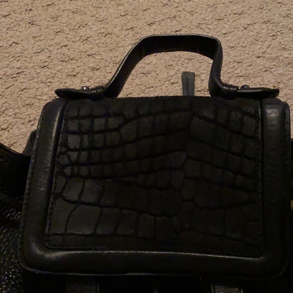 Genuine leather black Mackage backpack/ bag. - Picture 9 of 10